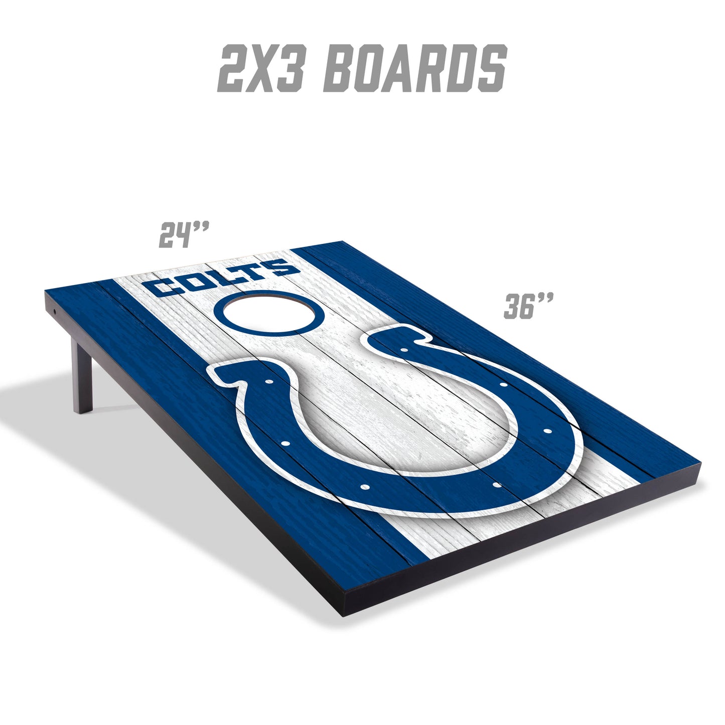 NFL Indianapolis Colts 2' x 3' MDF Cornhole Set