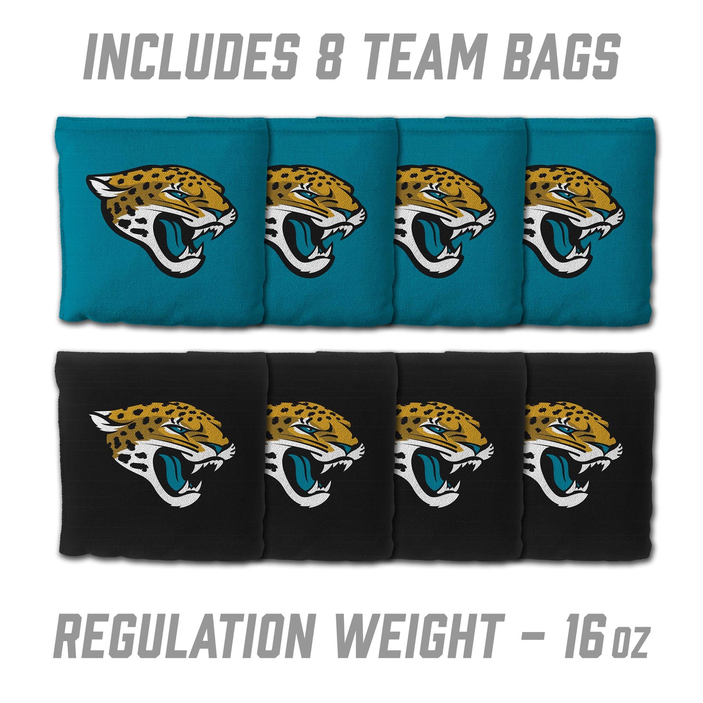 NFL Jacksonville Jaguars 2' x 3' MDF Cornhole Set
