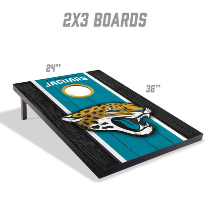 NFL Jacksonville Jaguars 2' x 3' MDF Cornhole Set