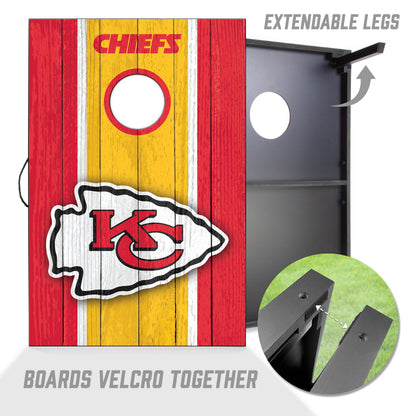 NFL Kansas City Chiefs 2' x 3' MDF Cornhole Set