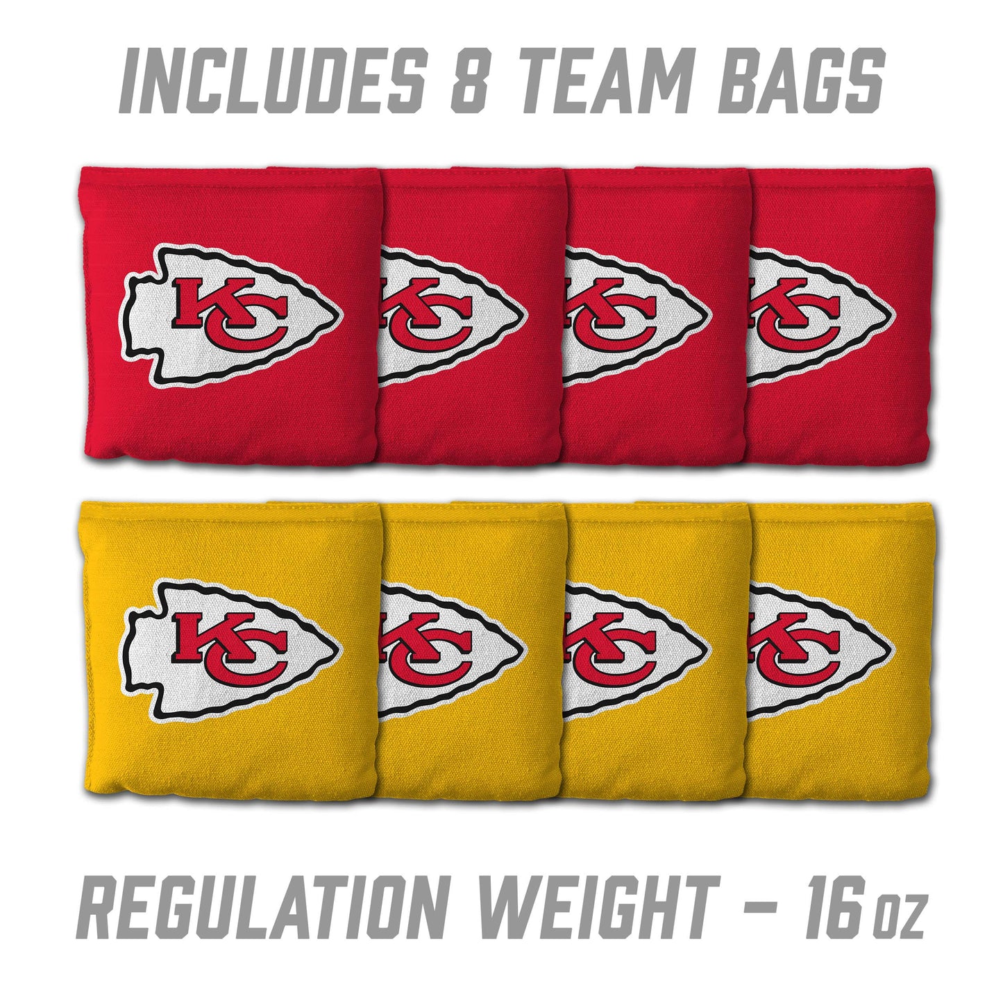 NFL Kansas City Chiefs 2' x 3' MDF Cornhole Set