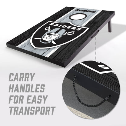 NFL Las Vegas Raiders 2' x 3' MDF Cornhole Set