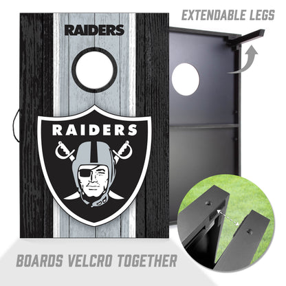 NFL Las Vegas Raiders 2' x 3' MDF Cornhole Set