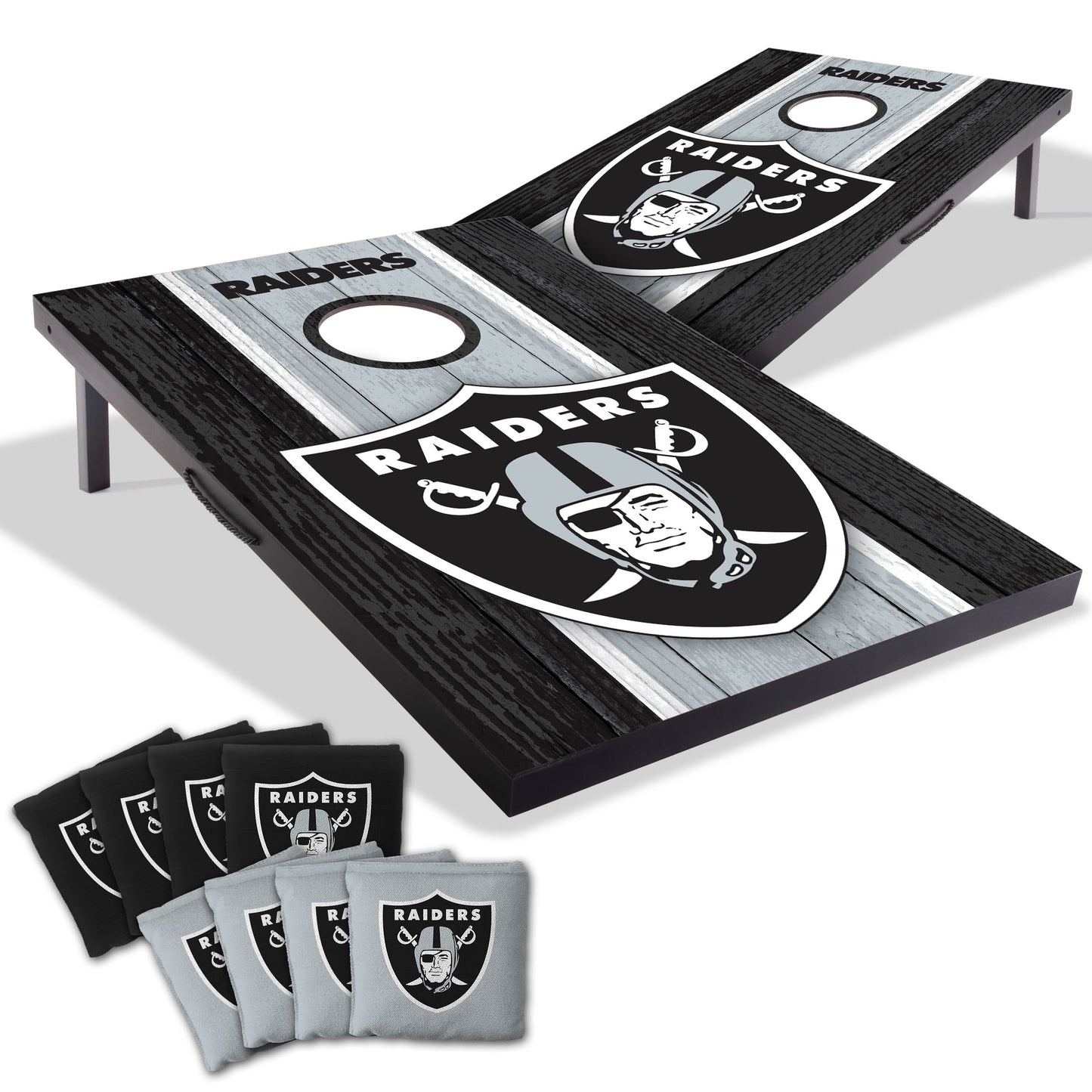 NFL Las Vegas Raiders 2' x 3' MDF Cornhole Set