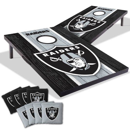 NFL Las Vegas Raiders 2' x 3' MDF Cornhole Set