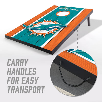 NFL Miami Dolphins 2' x 3' MDF Cornhole Set