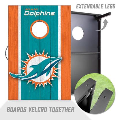 NFL Miami Dolphins 2' x 3' MDF Cornhole Set
