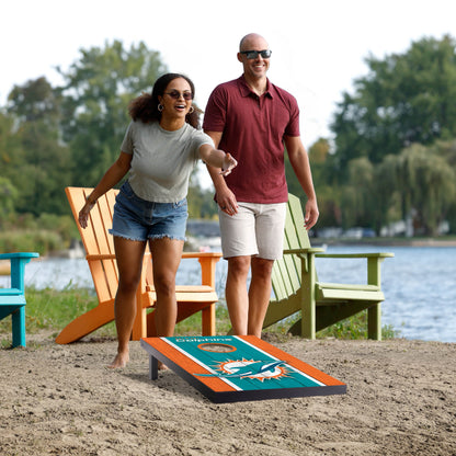 NFL Miami Dolphins 2' x 3' MDF Cornhole Set