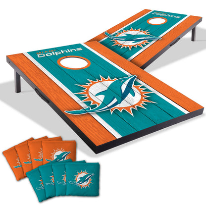 NFL Miami Dolphins 2' x 3' MDF Cornhole Set