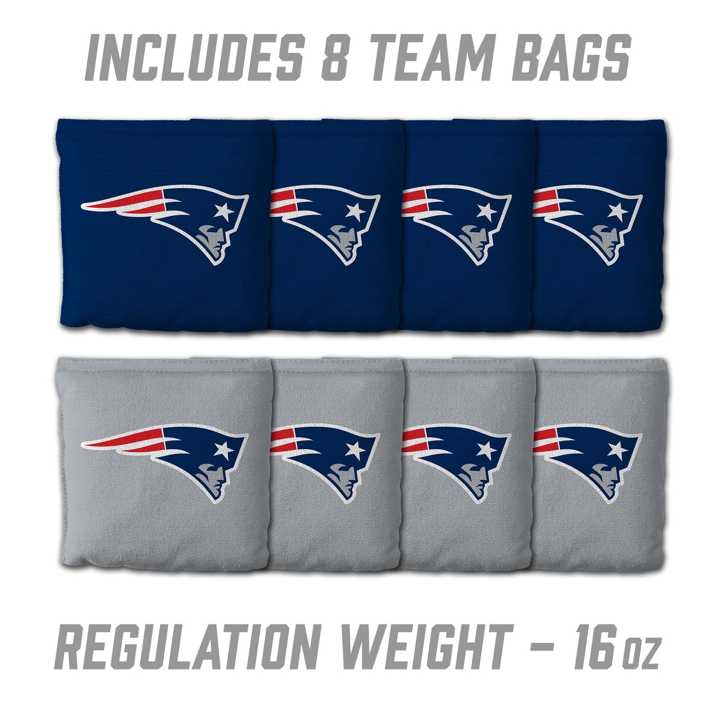 NFL New England Patriots 2' x 3' MDF Cornhole Set