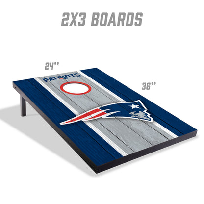 NFL New England Patriots 2' x 3' MDF Cornhole Set