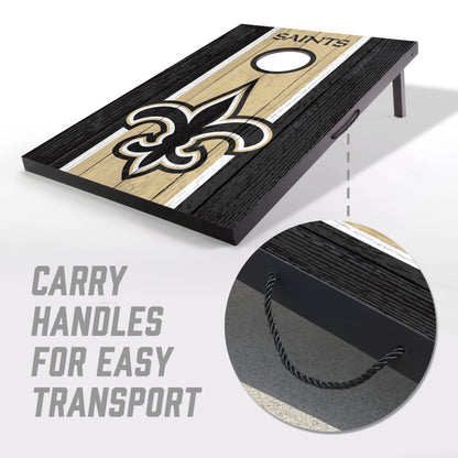 NFL New Orleans Saints 2' x 3' MDF Cornhole Set