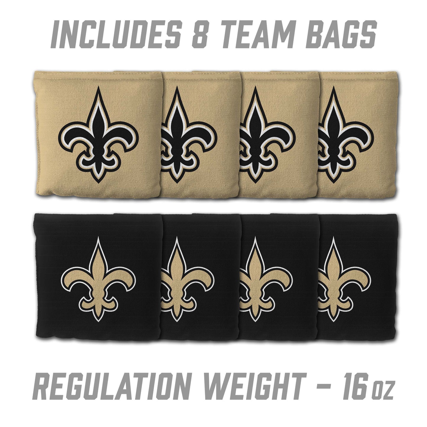 NFL New Orleans Saints 2' x 3' MDF Cornhole Set