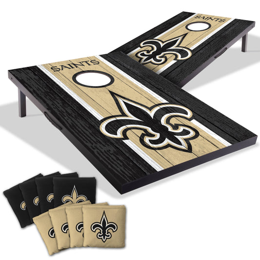 NFL New Orleans Saints 2' x 3' MDF Cornhole Set