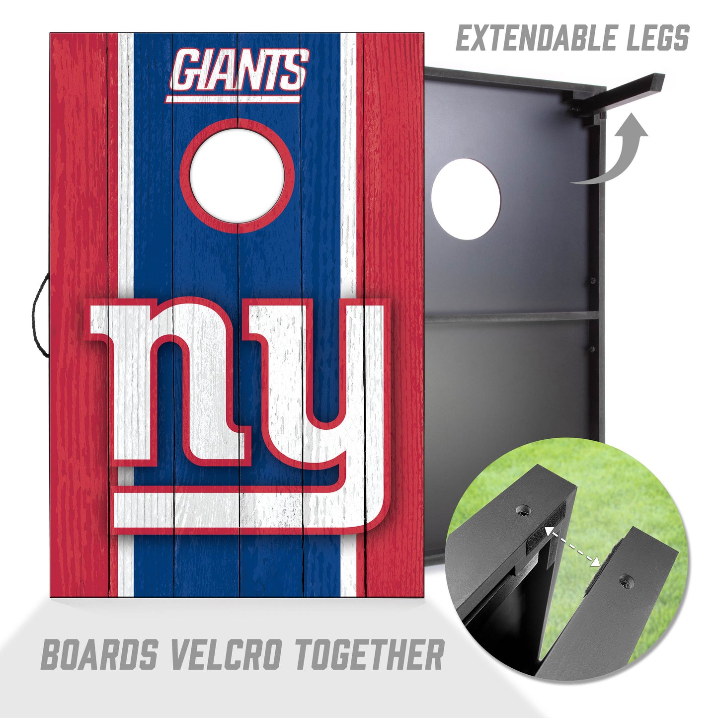 NFL New York Giants 2' x 3' MDF Cornhole Set