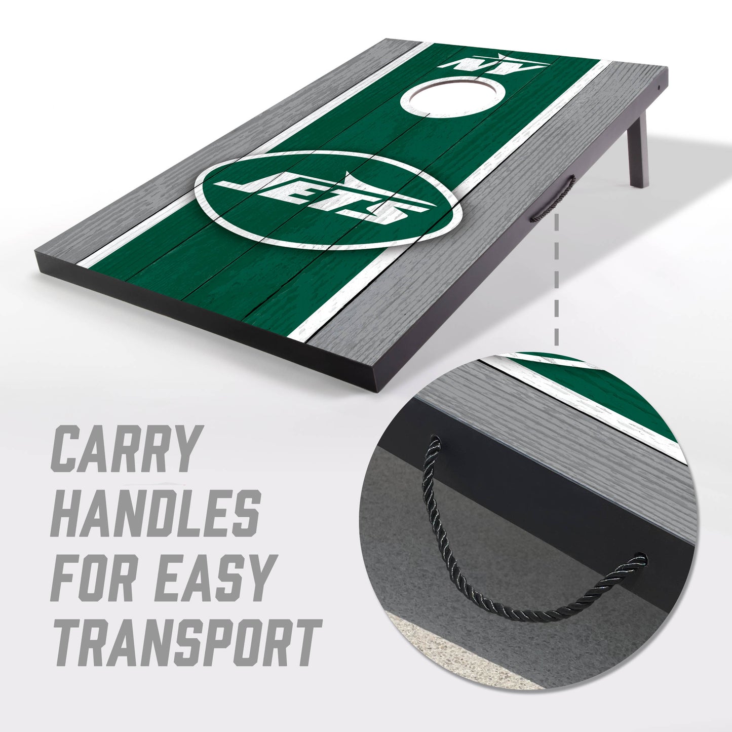NFL New York Jets 2' x 3' MDF Cornhole Set