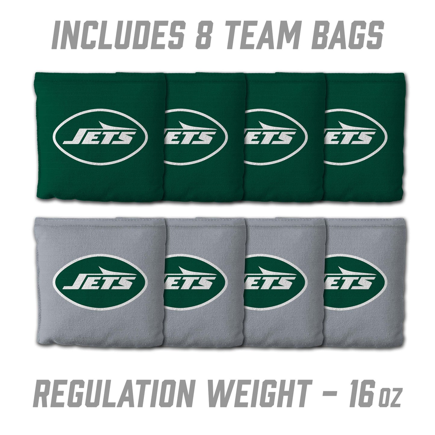 NFL New York Jets 2' x 3' MDF Cornhole Set