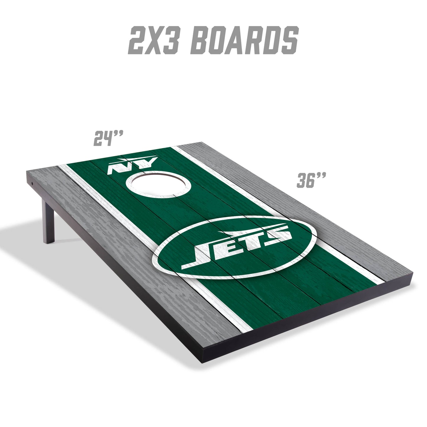 NFL New York Jets 2' x 3' MDF Cornhole Set