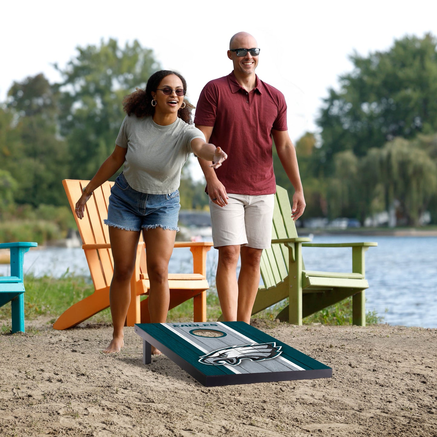 NFL Philadelphia Eagles 2' x 3' MDF Cornhole Set