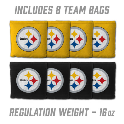 NFL Pittsburgh Steelers 2' x 3' MDF Cornhole Set