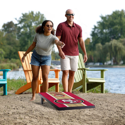 NFL San Francisco 49ers 2' x 3' MDF Cornhole Set