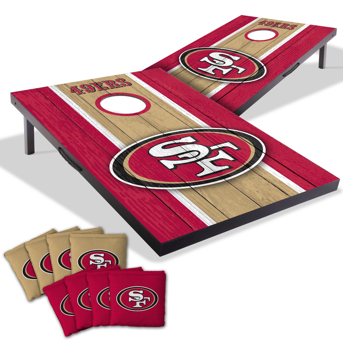 NFL San Francisco 49ers 2' x 3' MDF Cornhole Set