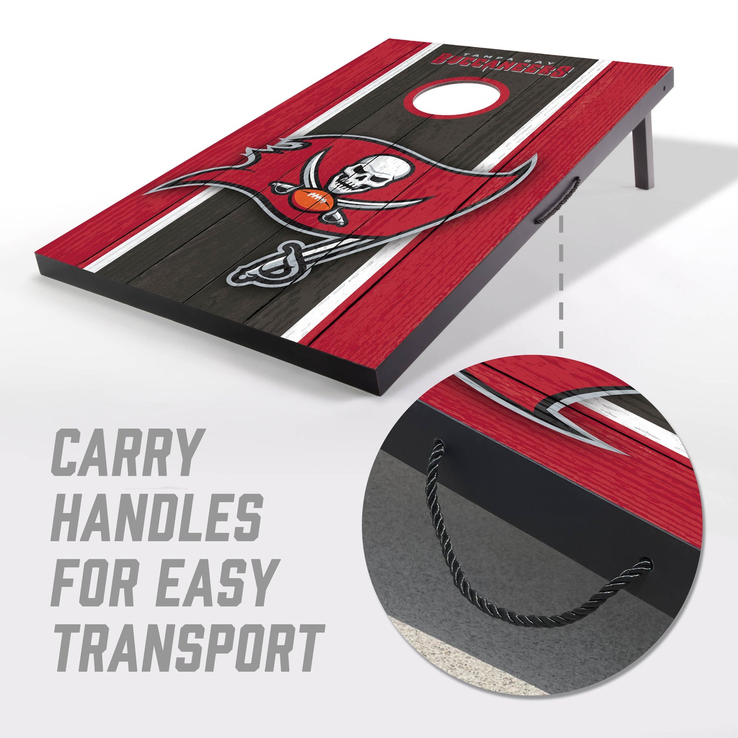 NFL Tampa Bay Buccaneers 2' x 3' MDF Cornhole Set
