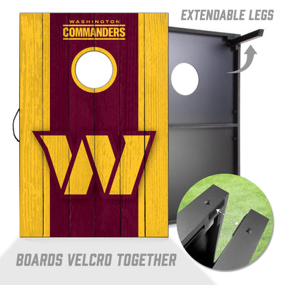 NFL Washington Commanders 2' x 3' MDF Cornhole Set