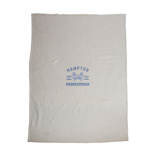 Hampton University Sublimated Sweatshirt Blanket