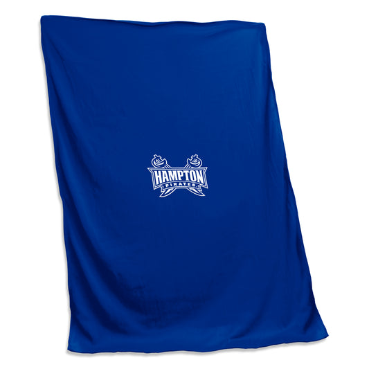 Hampton University Screened Sweatshirt Blanket