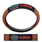 Florida Gators Sports Grip Steering Wheel Cover frame with Florida and an alligator graphic, resembling a hoop without a net, viewed from the front.