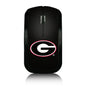 Georgia Bulldogs SOLID WORDMARK BLUETOOTH SPEAKER with a distinctive red and white 'g' logo on its back, isolated on a black background.