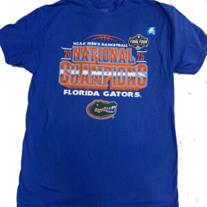 Men's Royal Florida Gators 2025 NCAA Men's Basketball National Champions T-Shirt