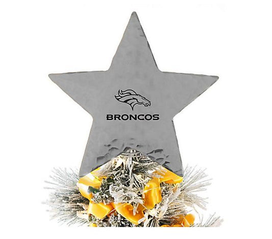 NFL Denver Broncos Star Tree Topper