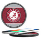 University of Alabama Crimson-Tide SOLID WORDMARK BLUETOOTH SPEAKER logo on a pop-up phone grip, shown both closed and expanded, next to a smartphone.