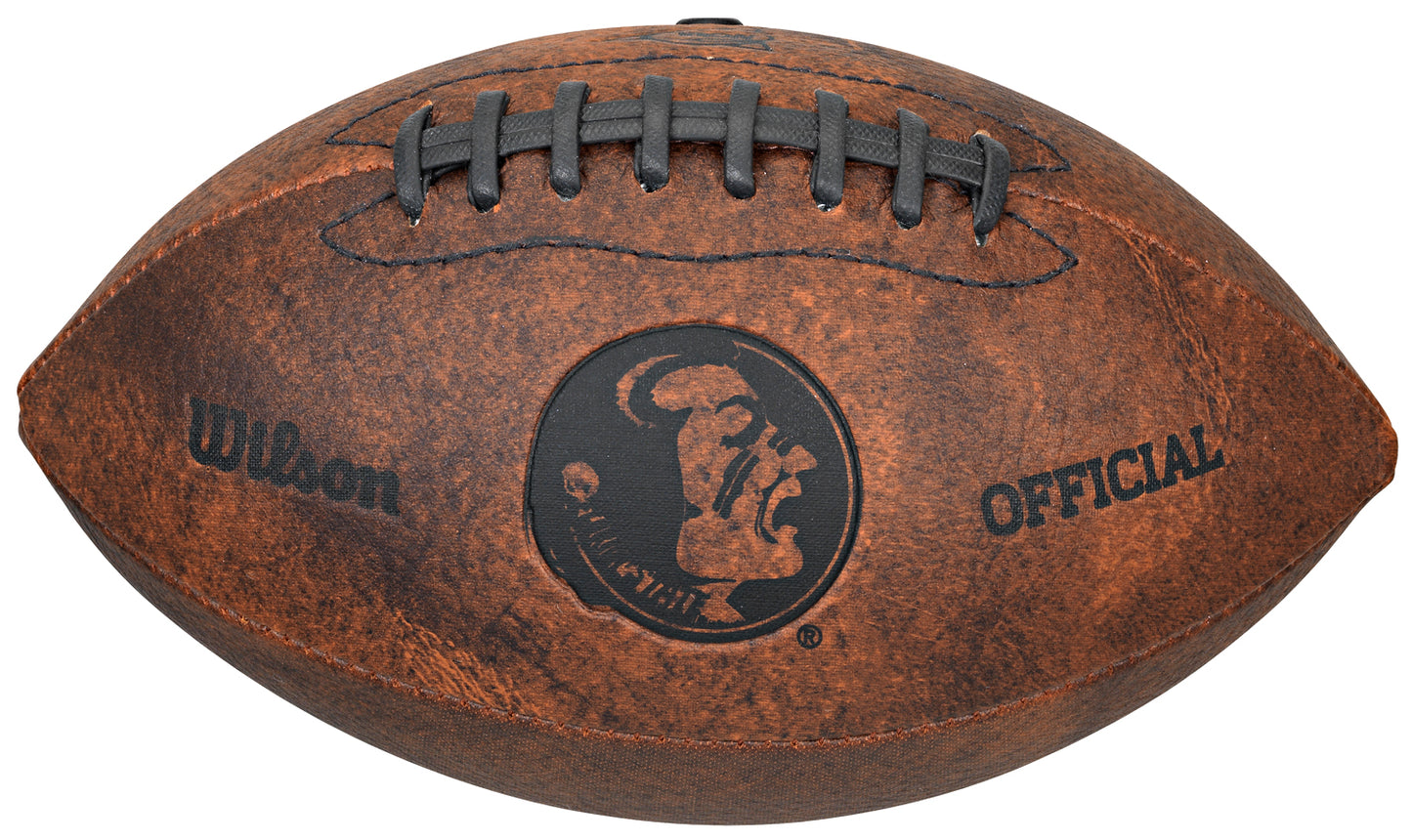 NCAA Florida State Seminoles 9" Vintage Mini Football