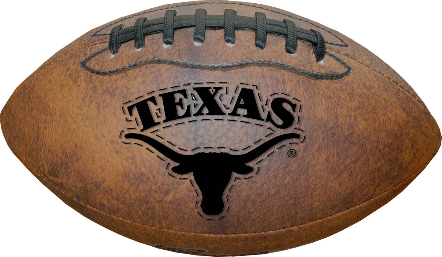 NCAA Texas Longhorns 9" Vintage Mini Football