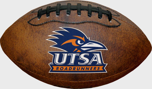 NCAA Texas San Antonio Roadrunners 9" Color Logo Mini Football