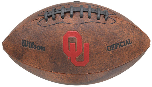 NCAA Oklahoma Sooners 9" Color Logo Mini Football