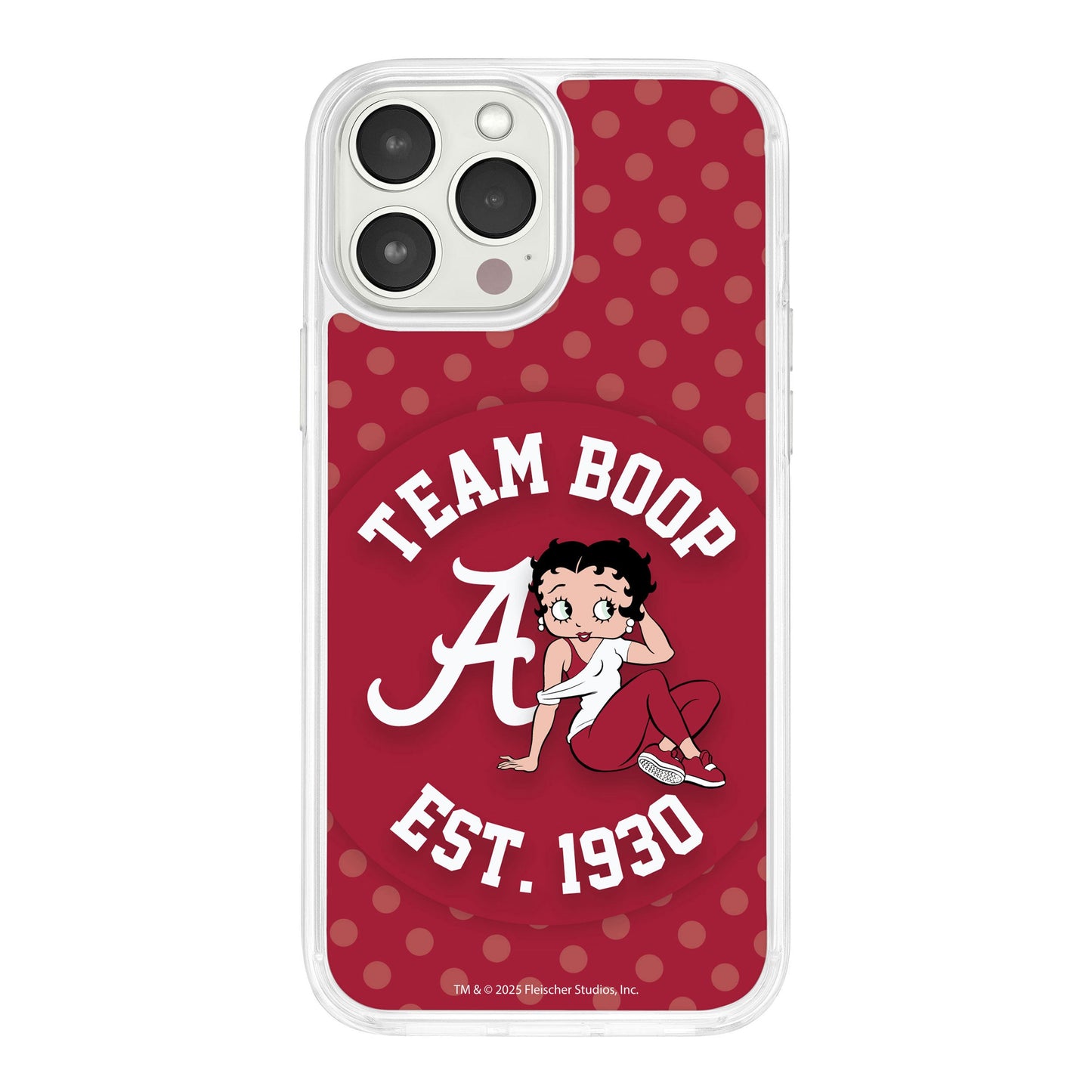 Alabama Crimson Tide X Betty Boop HD Apple iPhone 16 Mag-Safe Phone Case