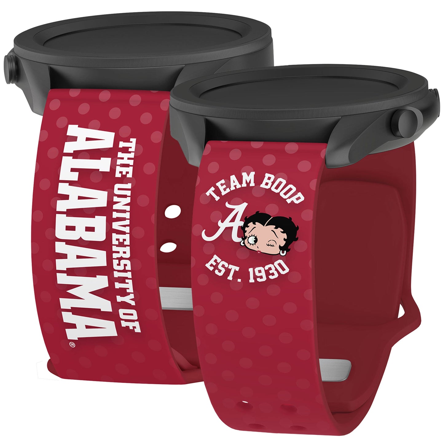 Alabama Crimson Tide X Betty Boop HD  Watchband for Samsung, Garmin, Fossil, and More