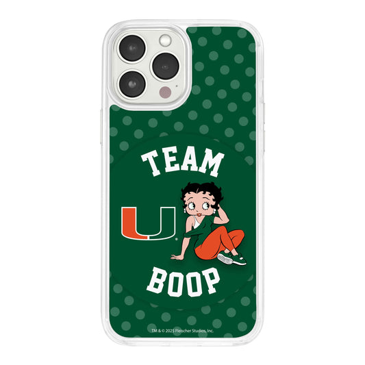 Miami Hurricanes X Betty Boop HD Apple iPhone 11 Phone Case