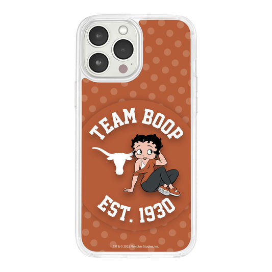 Texas Longhorns X Betty Boop HD Apple iPhone 16 Mag-Safe Phone Case