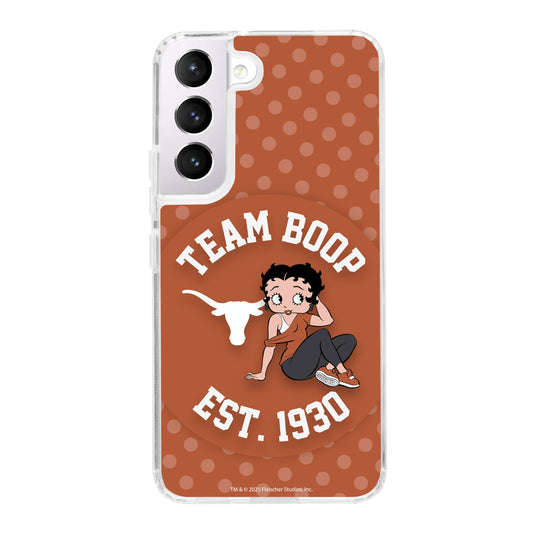 Texas Longhorns X Betty Boop HD Samsung Galaxy S24 Phone Case