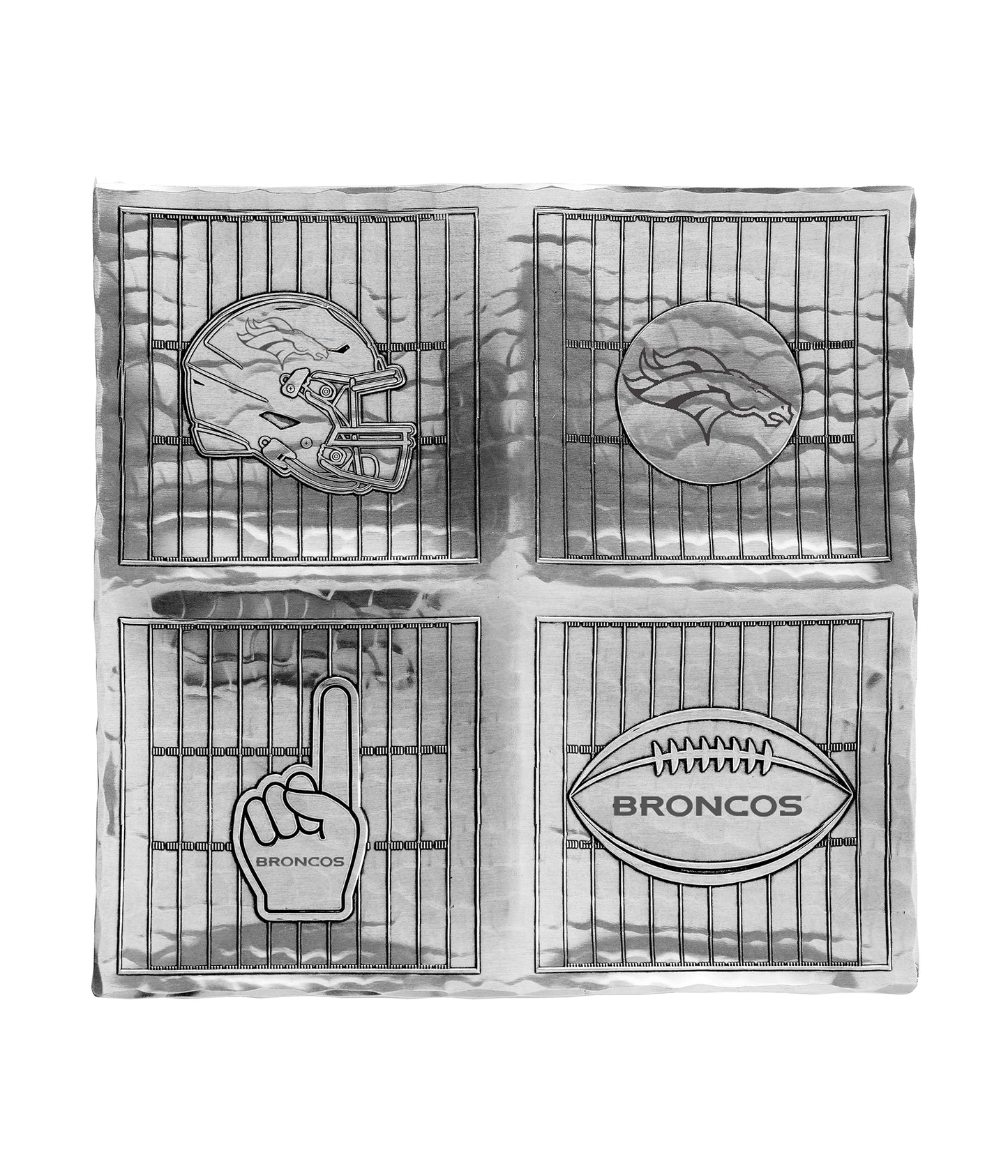 NFL Denver Broncos Quad Serving Tray