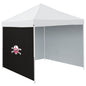 Nebraska Blackshirts Black 9 x 9 Side Panel