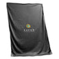 Xavier University- Louisiana Charcoal Custom Screenprinted Sweatshirt Blanket