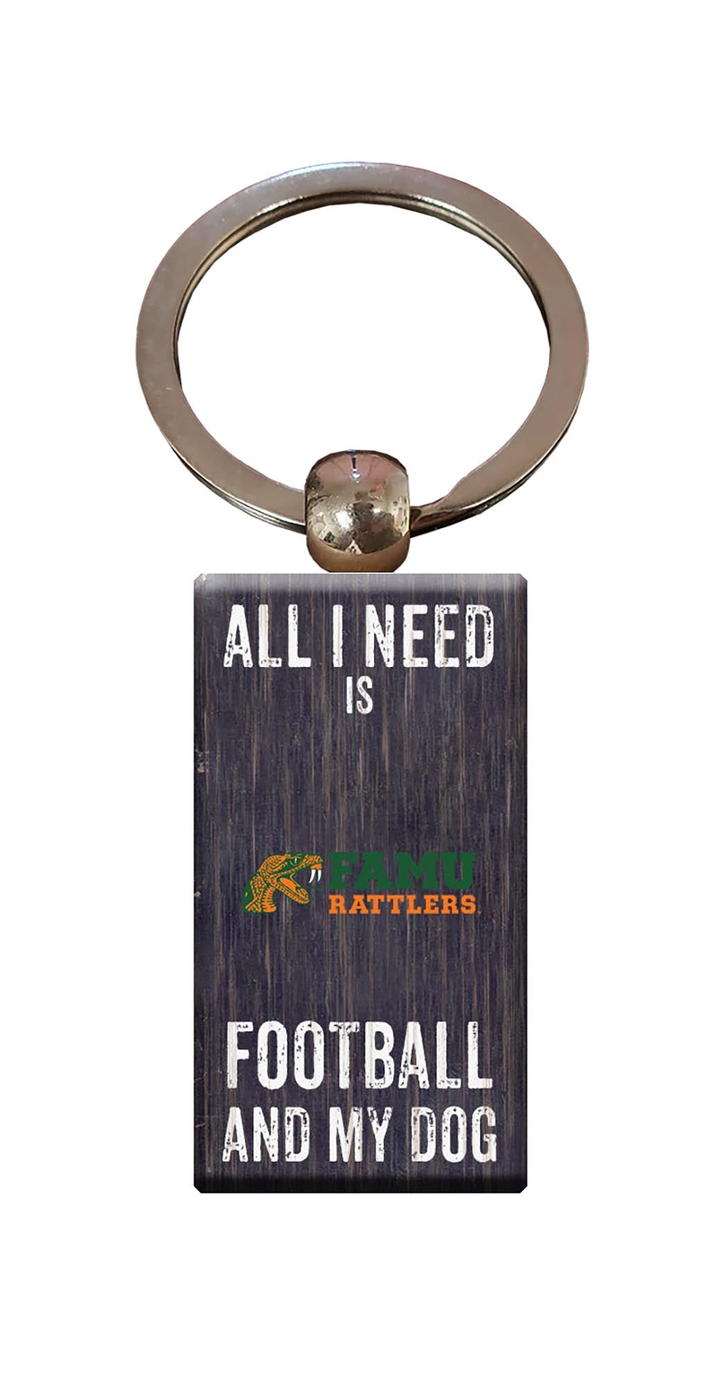 Florida A&M All I Need is Football and My Dog Keychain