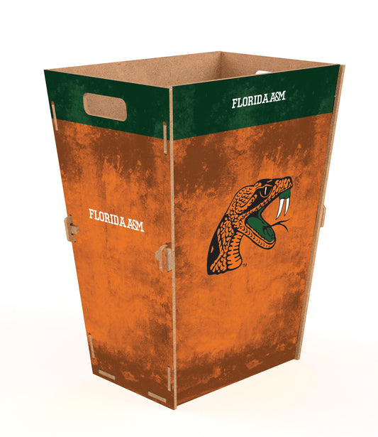 Florida A&M Team Color Trash Bin Large