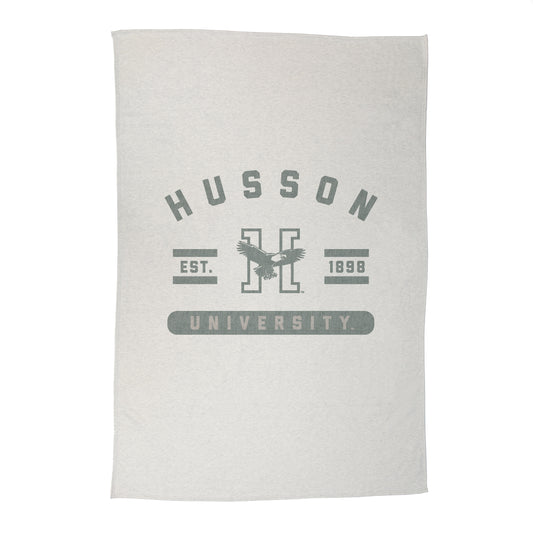 Husson University Sublimated Sweatshirt Blanket